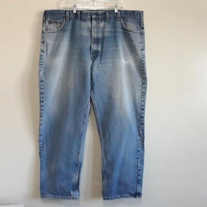 Pantalones de mezclilla de trabajo azul claro resistente al fuego Carhartt FR 46x32 para hombre - Imagen 1 de 15