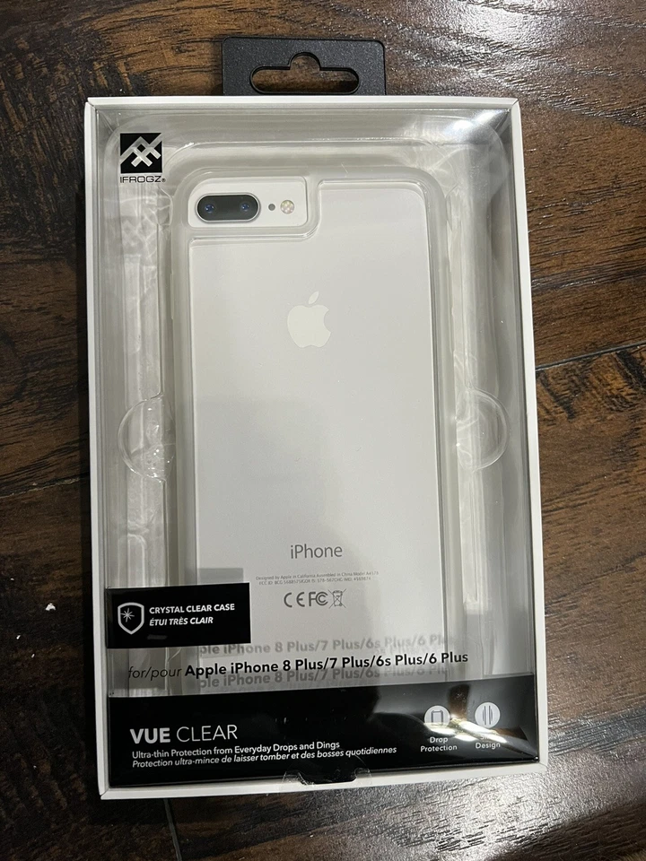 iFrogz Vue Clear iPhone Case 8 Plus/7 Plus/ 6s Plus/ 6 Plus - Image 1 of 1