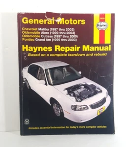 Haynes Repair Manual 38026 General Motors 1997-2003 Malibu Alero Cutlass Grand A - Picture 1 of 11