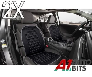 Housse De Siège Arrière Orthopédique Noire Rembourrée X2 Pour Audi A3 A4 A6 - Imagen 1 de 7