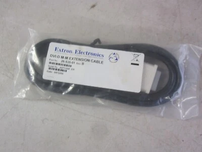 Extron Electronics 26-535-01 DVI-D M-M 6ft Extension Cable - New - Image 1 of 3