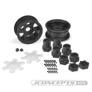 Ruedas de camión mega/barro Axial o Clodbuster JConcepts Dragon #3379B (par) - Imagen 1 de 1