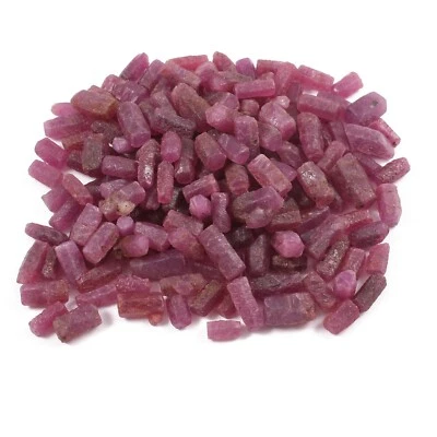200 CT - 40 Gram 100 % Natural Mozambique Red Ruby CERTIFIED Gemstone Rough Lot - Image 1 of 4