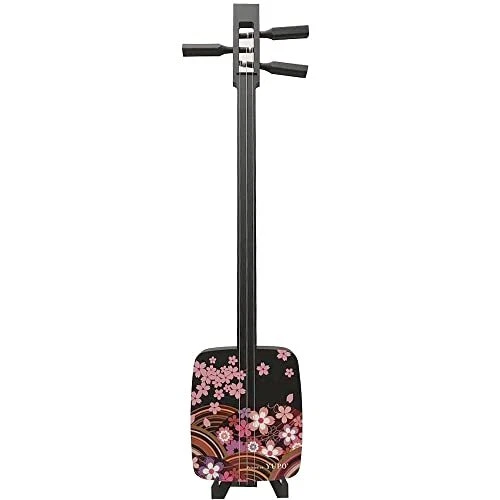 Sangenshi Kikuoka Shamisen Kojami Sansen Japanese Samisen Sakura Flower - Image 1 of 4