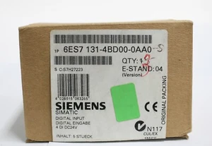 Siemens Simatic 6ES7 131-4BD00-0AA0 Digitaleingang 4 DI DC 24 V, 5 pro Pack - Bild 1 von 3
