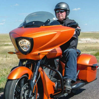 Parabrisas tinte Klock Werks 11"" para Victory Cross Country 2010-2017 Foto 1 de 2