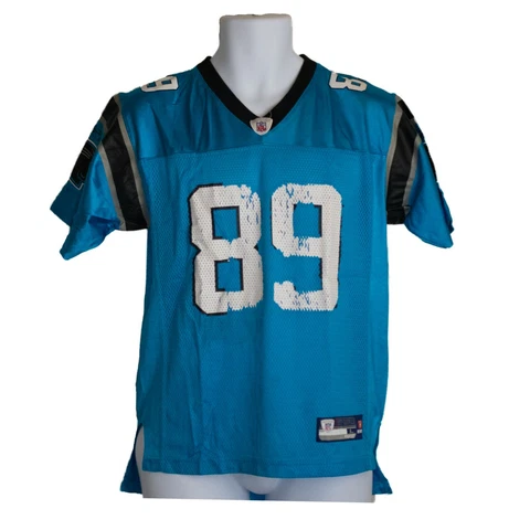 Carolina Panthers Steve Smith #89 Reebok Boys Jersey Blue Size L Large Cover