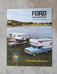 1970 Ford For Recreation Cars Trucks Sales Brochure Catalog Bronco F-250 Falcon - Picture 1 of 3