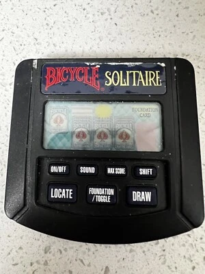 1994 JOGO PORTÁTIL VINTAGE BICICLETA SOLITÁRIO Testado - Imagem 1 de 2