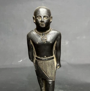 Antigüedades egipcias antiguas raras egipcias antiguas estatua del sacerdote faraónico a.C. - Imagen 1 de 11