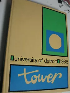 Anuario de colección TOWER 1968 Universidad de Detroit Michigan GC sin firmar despertado - Imagen 1 de 9