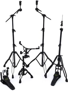 Mapex Armory 5-piece Hardware Pack with Single Pedal - Black Plated - Picture 1 of 6