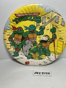 Teenage Mutant Hero (Ninja) Turtles  vintage 9" paper birthday plates 1990 x6 -2 - Picture 1 of 7