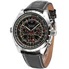 Men's Automatic Mechanical Watch with Leather   Wristwatch V5K7