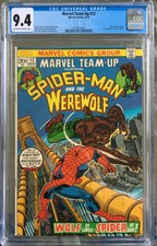 Marvel Team-Up #12 (1973) CGC 9.4 -- O/w to white pgs; 1st Moondark; Spider-Man