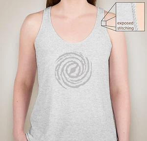 Milky Way Galaxy Tri-Blend Racerback Tank - Picture 1 of 1