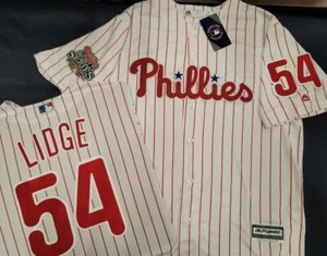 20114 Phillies BRAD LIDGE 2008 World Series CHAMPIONS Baseball JERSEY NWT - Picture 1 of 1