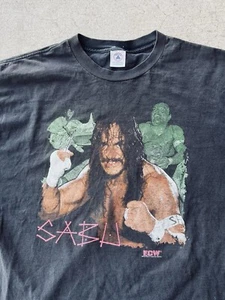 Camiseta vintage 1996 Sabu algodón negro todas las tallas S-345XL regalo para fans HRO143 - Imagen 1 de 5