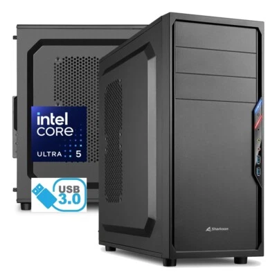 PC Computer Intel Ultra 5 235 14 Core - Ram 16 GB DDR5 - USB 3.2 - Card reader - Immagine 1 di 3