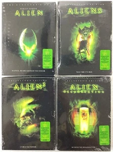 4x SEALED Lot ALIEN DVD ( 2-Disc Set, Collectors Edition) Aliens Resurrection 3 - Imagen 1 de 6
