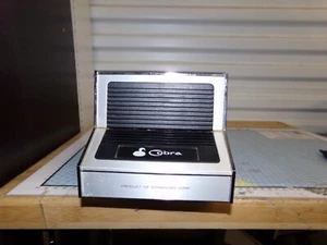 COBRA 2000 GTL SPEAKER USED IN GOOD WORKING CONDITION SILVER/BROWN METAL CASE - Zdjęcie 1 z 7