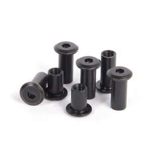 Tuerca de bloqueo de cabeza plana M3 M4 hexagonal tuercas de abrazadera Allen negro acero al carbono - Imagen 1 de 5