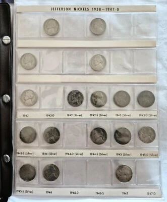 Harco Coinmaster Jefferson Nickels Album 80657 • 54 Coins/ 10 Silver - Image 1 of 4