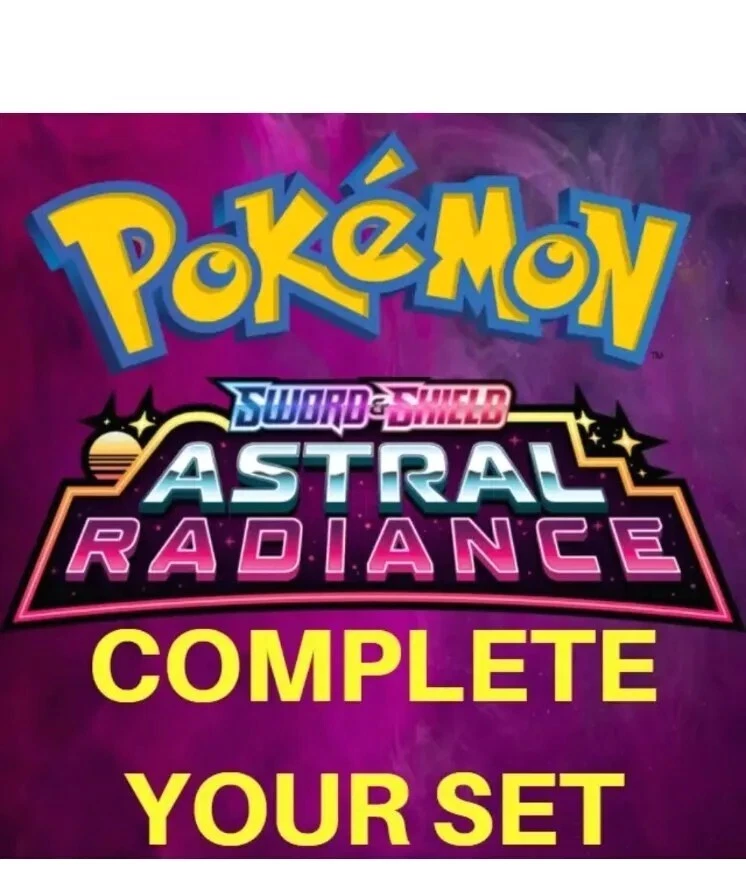 2022 Pokémon - ASTRAL RADIANCE - Pick Your Card - Complete common uncommon Set - Image 1 of 4
