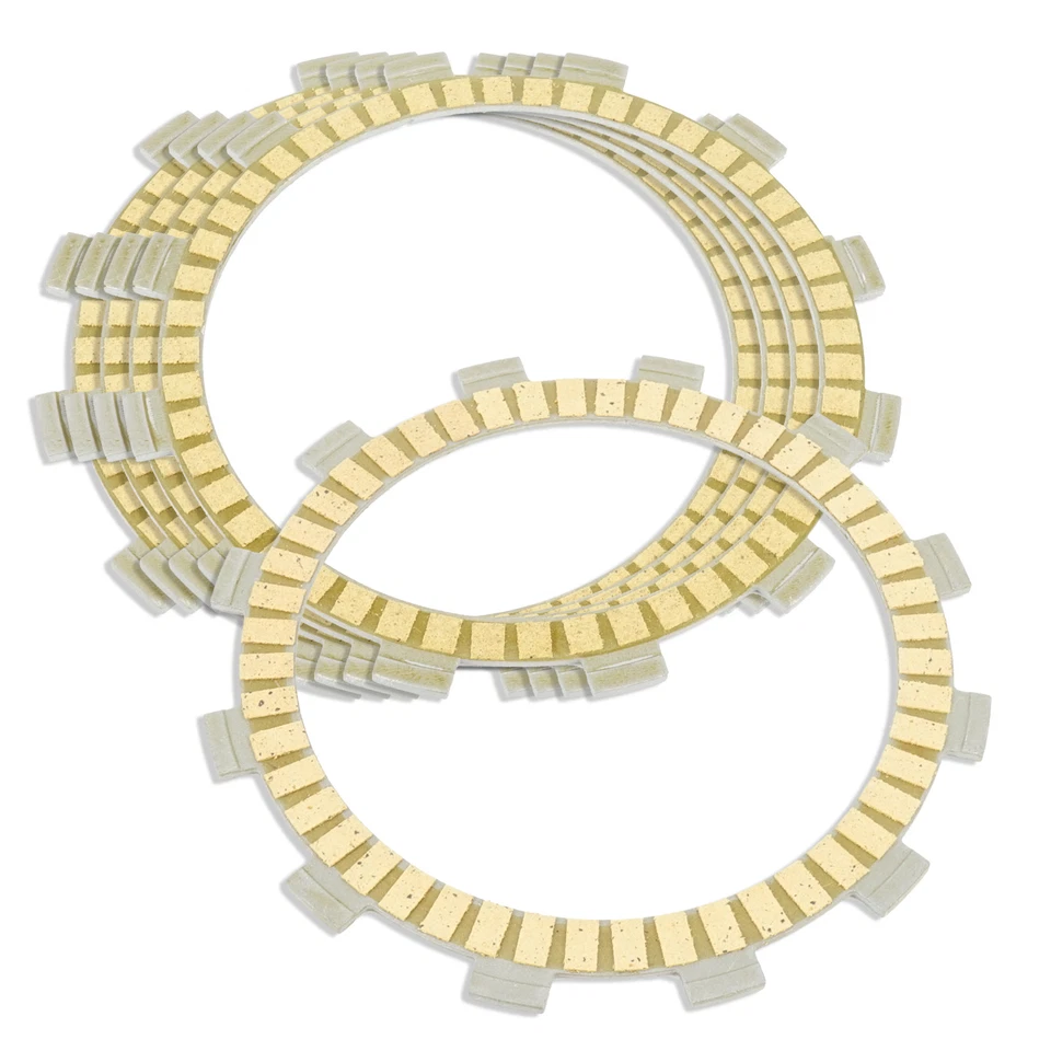 Clutch Friction Plates for Yamaha XV250 Route 66 1988 1989 1990 Foto 1 de 2