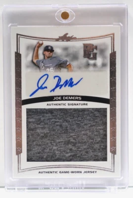 2014 Leaf Perfect Game Showcase Jersey Auto Joe DeMers Auto Baseball Card - Image 1 of 2