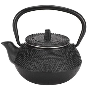 300ML Cast Iron Tea Pot Japanese Style Iron Kettle Hammered Teapot with Strai... - Picture 1 of 9