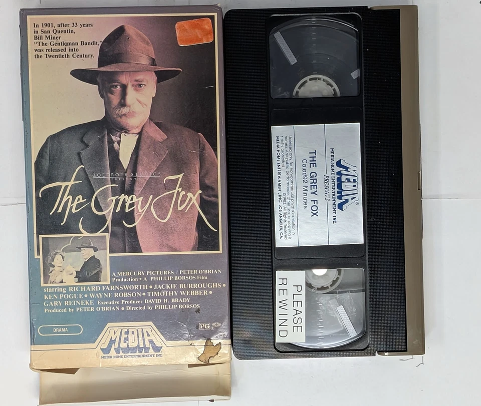 VHS: The Grey Fox: Media white stripe - Image 1 of 1