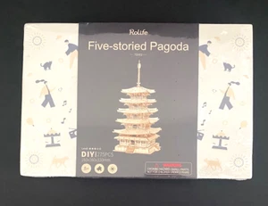Rolife DIY 3D Five-storied Pagoda Wooden Puzzle 275 pieces - Picture 1 of 3