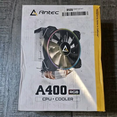 Antec A400 RGB CPU Cooler Colorful Heatsink FAN  - Image 1 of 4