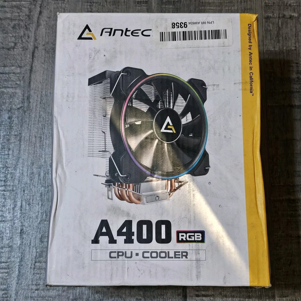 Antec A400 RGB CPU Cooler Colorful Heatsink FAN  - Image 1 of 4