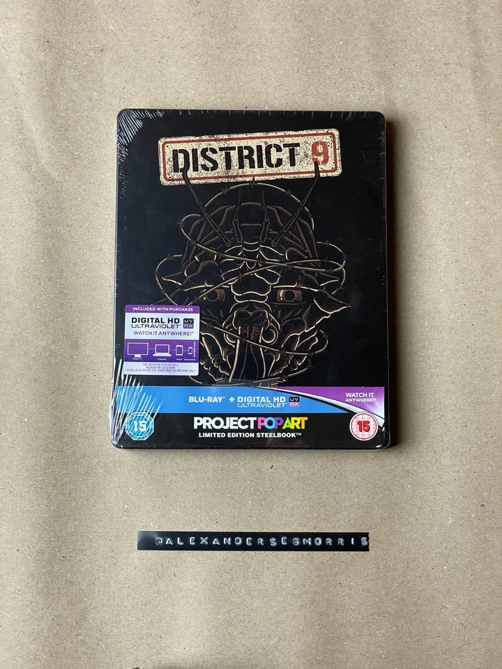 District 9 - Project Pop Art – Limited Edition Blu-ray Steelbook – New & Sealed - Image 1 of 4