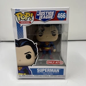 Funko Pop! Vinile: Justice League Superman #466 Target esclusivo SCATOLA DANNEGGIATA - Foto 1 di 8