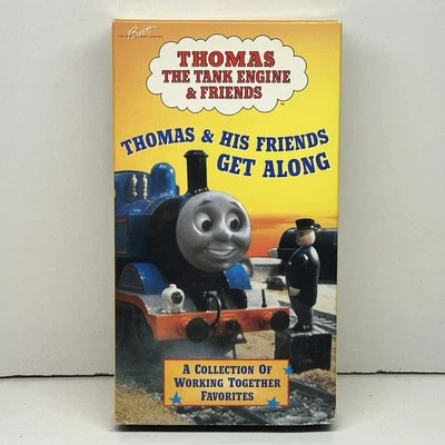 Thomas the Tank Engine & Friends Get Along VHS 1998 Video Tape Train Nearly New! - Image 1 of 4