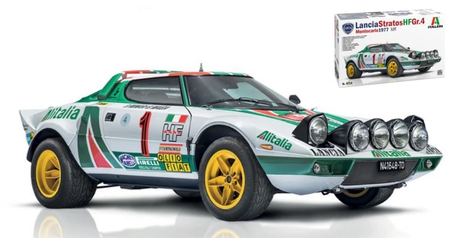 LANCIA STRATOS HF GR.4 RALLY MONTECARLO 1977 KIT 1:12 - Immagine 1 di 1