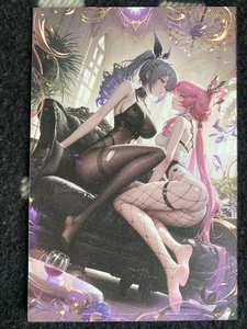 Matchmaker 2 Spicy Waifu NSFW A5 Size Card Board Silver Wolf & Fu Xuan Honkai - Bild 1 von 3