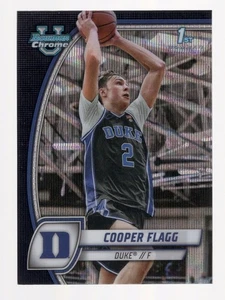 COOPER FLAGG 2024-25 BOWMAN CROMO UNIVERSIDAD REFRACTOR ONDA NEGRO 1ª RC #16 - Imagen 1 de 2