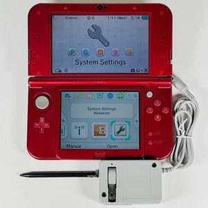 Nueva consola Nintendo 3DS XL LL roja *IPS inferior y un botón un poco duro* - Vendedor de EE. UU. - Imagen 1 de 9