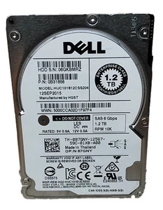 Lot of 5 Hitachi Dell C10K1800 1.2 TB 2.5 in SAS 2 Hard Drive HUC101812CSS204 - Picture 1 of 3