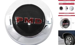 Wheel Accessories Parts 1 Pc Black Aluminum Alloy Pontiac Ralley ll Center Cap - Picture 1 of 6