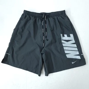 Nike Running Shorts Mens Medium Gray Flex Stride Brief Lined Sports Training 7" - Picture 1 of 16