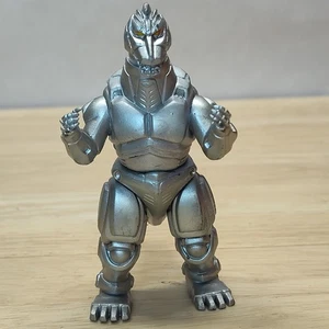 Godzilla Mecha Argento Cromato 4,5" Godzilla Vintage 1994 Toho Trendmasters - Foto 1 di 17