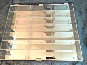 1:24 Diecast Car Mirror Acrylic Display Case Wall Mount 28.5" 21 Cars - Picture 1 of 2