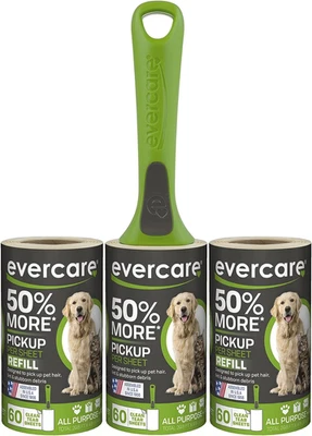 Rodillo de pelusa para mascotas todo uso con 2 recambios, 180 hojas en total - St reutilizable Foto 1 de 4