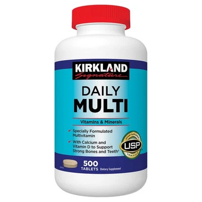 Kirkland Signature Daily Multi, 500 comprimidos Foto 1 de 3