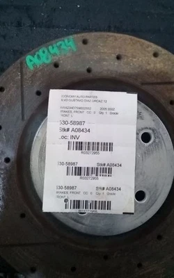 Front Brakes Convertible Rotor Only Fits 03-09 350Z 3272955 - Image 1 of 4